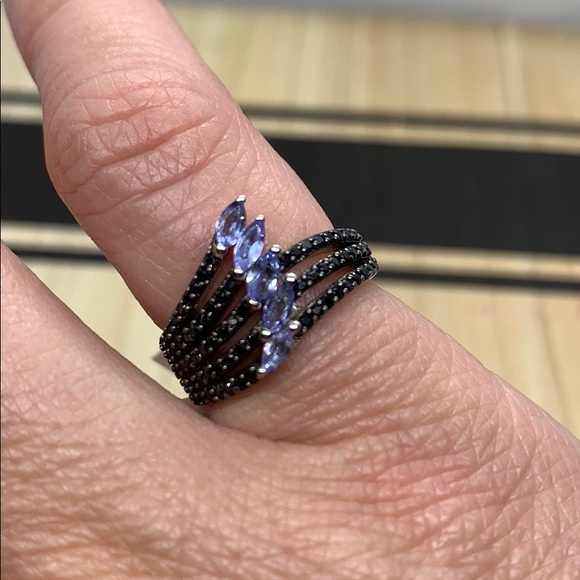 Jewelry - Tanzanite with Thai Black Spinel